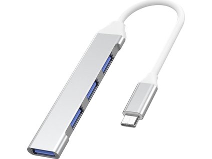 PremiumCord Hub USB-C na USB 3.2A + 3x USB 2.0