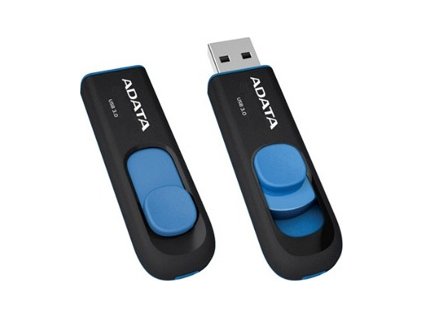 USB kľúč Adata USB Memory DashDrive UV128 32GB USB 3.0 Black+Blue