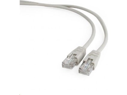 kábel patch UTP, 0.5m, CAT5e, sivý, CABLEXPERT