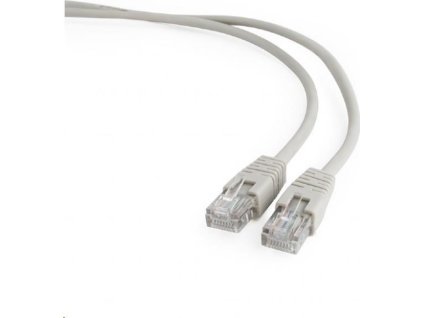 kábel patch UTP, 3m, CAT5e, sivý, CABLEXPERT