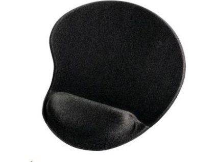 Ergonomická gélová podložka pod myš Hama, čierna