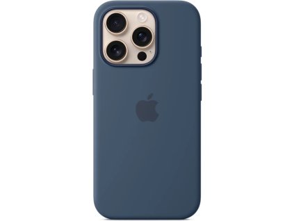 iPhone 16 Pro Max Silicone Case with MS - Denim