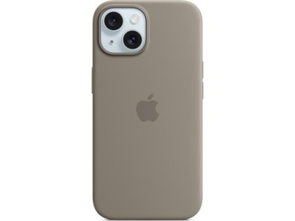 iPhone 15 Silicone Case with MagSafe - Clay