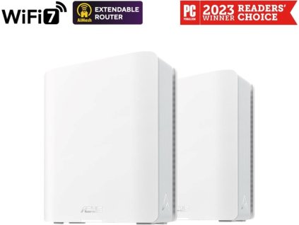 ASUS ZenWifi BT10 2-pack, WiFi7 Extendable Router, AiMesh, 2x WAN/LAN, 1x LAN, 1x 3.0