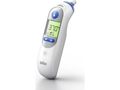 Braun ThermoScan 7 plus IRT6525WE bezkontaktní teploměr, ušní, displej, noční režim, paměť pro 9 měření