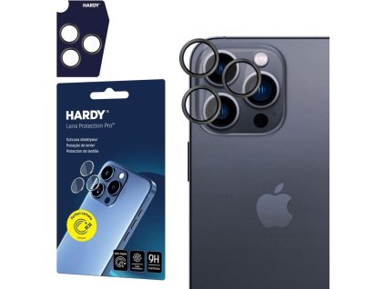 3mk Hardy Lens Protection Pro pro iPhone 16 Pro /16 Pro Max Titanium Grey