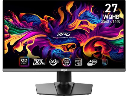 MSI LCD MPG 271QRX QD-OLED, 26.5", 2560x1440, QD-OLED, 0,03ms, VESA 100x100, Black