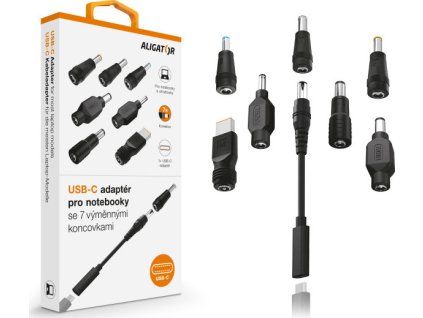 Aligator univerz USB-C adaptér pro ntb 7 konektorů