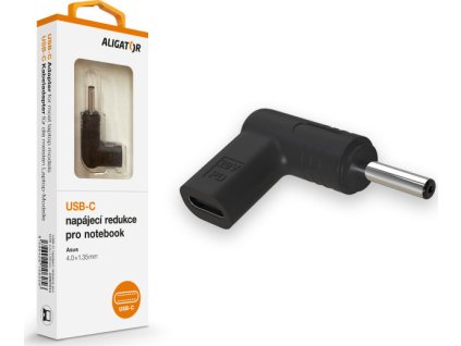 Aligator USB-C napájecí redukce 4,0 x 1,35 mm pro notebooky Asus