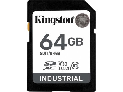 Kingston Industrial/SDXC/64GB/UHS-I U3 / Class 10