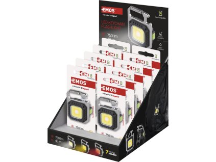 COB LED NABÍJECÍ PŘÍVĚŠKOVÁ SVÍTILNA 750 LM