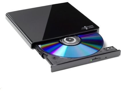HITACHI LG - externá mechanika DVD-W/CD-RW/DVD±R/±RW/RAM GP57EB40, Slim, čierna, box+SW