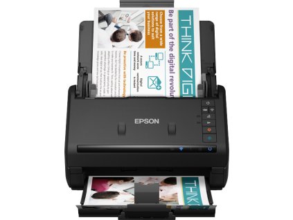Skener EPSON WorkForce ES-500WII, A4, 600x600 dpi, 35 strán za minútu, 30-bitová farebná hĺbka, USB 3.0, Bezdrôtová sieť LAN