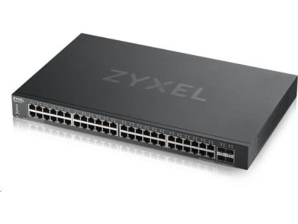 Zyxel XGS1935-52, 52 Port Lite-L3 Smart Managed Switch, 48x Gigabit Copper and 4x 10G SFP+, hybrid mode
