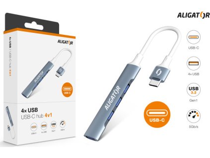 Aligator Hub USB-C / 4x USB