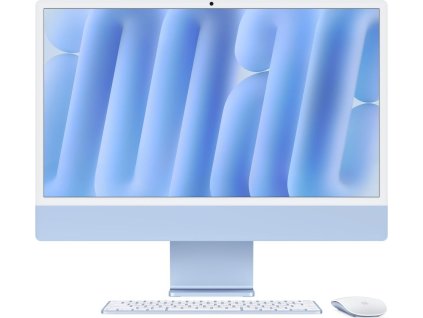 Apple iMac 24'' 4.5K display M4 chip 10-core CPU and 10-core GPU, 24GB, 512GB SSD - Blue