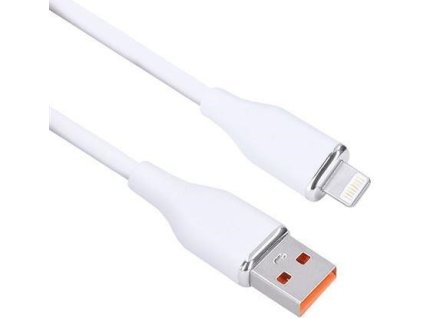 Solight lightning kabel, USB 2.0 A konektor - Lightning konektor, silikon, 2m