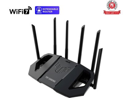 ASUS TUF-BE6500 (BE6500) WiFi 7 Extendable Gaming Router, 4x 2.5G, AiMesh
