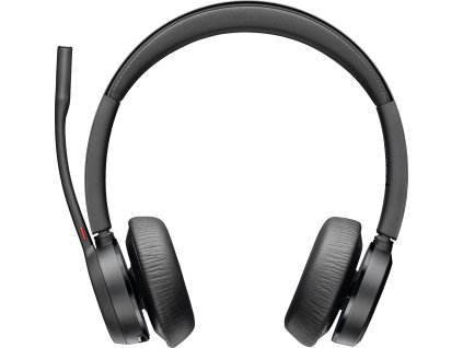 Poly Voyager 4320 MS Teams bezdrátová náhlavní souprava, BT700 USB-C adaptér, stereo, nabíjecí stojánek