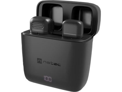 Mobilní bezdrátový mikrofon Natec HOPPER LAVALIER USB-C