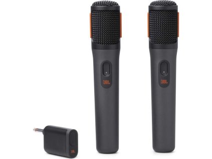 JBL PartyBox Wireless 2x mikrofón čierny