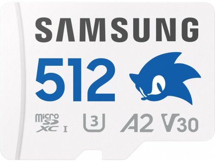 Samsung micro SDXC karta 512GB PRO Plus 'Sonic the Hedgedog™' + SD adaptér