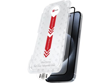 ER POWER Ochrané sklo FC iPhone 16 6,1" Easy Install