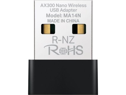MERCUSYS MA14N WiFi6 USB nano adapter (AX300,2,4GHz,USB2.0)