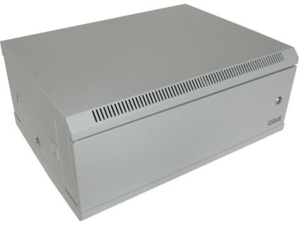 XtendLan 19" nástěnný rozvaděč 4U 600x450, nosnost 60 kg, plné dveře, svařovaný, šedý