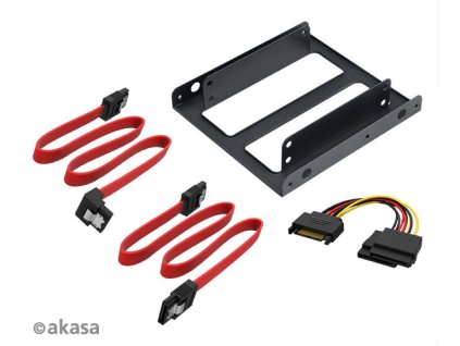 Adaptér AKASA 2.5" SSD a HDD + káble SATA