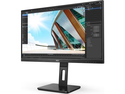 AOC MT IPS LCD WLED 27" Q27P2Q - IPS panel, 2560x1440, D-Sub, HDMI, DP, USB, repro, pivot