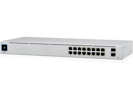 UBNT UniFi Switch USW-16-POE Gen2 [16xGigabit, 8x PoE out 42W, 802.3at/af, 2xSFP, 36Gbps]