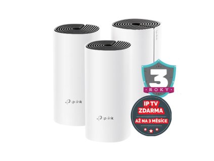 TP-Link Deco P9(3-pack) Powerline WiFi5 Mesh (AC1200+AV1000,2,4GHz/5GHz, 2xGbELAN/WAN)