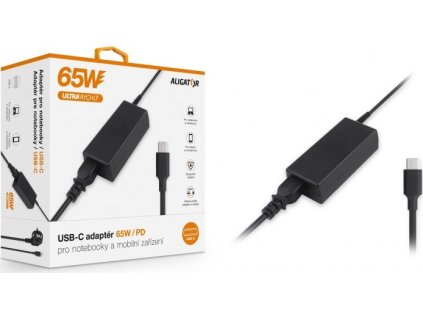 Aligator Power Delivery 65W USB-C adaptér