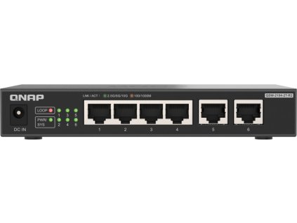 QNAP switch QSW-2104-2T-R2 (4x 2,5GbE RJ45 a 2x 10GbE RJ45)