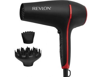Revlon Smoothstay Coconut Oil RVDR5317E fén na vlasy, 2000 W, 2 rychlosti, 3 teploty, černá