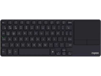 RAPOO Klávesnice E2810M, Bezdrátová 2.4GHz, Bluetooth, CZ/SK, černá
