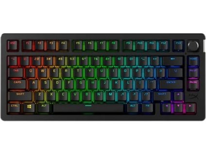 HyperX Alloy Rise 75/Bezdrátová USB + Bluetooth/Černá