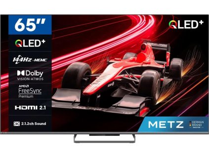 Metz 65MQE8000Z 65" TV, 4K Ultra HD, QLED, Bluetooth, Dolby Atmos, HDR, Google TV, AMD FreeSync Premium