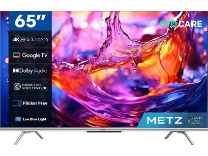 Metz 65MUD7000Z 65" TV, 4K Ultra HD, LED, Bluetooth, WiFi, Google TV, HDR, DTS Studio Sound