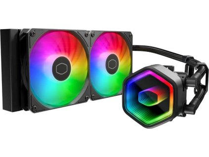 Cooler Master vodní chladič MasterLiquid 240 Core II, 2x120mm, LGA1851, AM5, černá