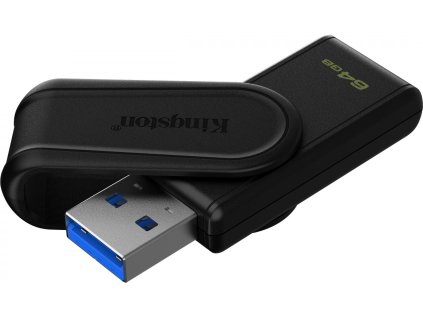 Kingston Flash Disk 64GB USB3.2 Gen 1 DataTraveler Exodia S (Black)
