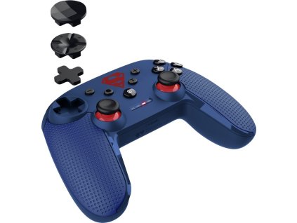 TRUST Gamepad GXT 542SM Muta Superman, pro Nintendo Switch, Bluetooth, modrá