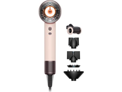Dyson Supersonic Nural HD16 fén na vlasy, 1600 W, difuzér, 4 teploty, 3 rychlosti, Ceramic pink/Rose gold