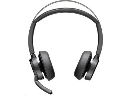 Poly Voyager Focus 2 bezdrátová náhlavní souprava, USB-A/C adaptér, stereo