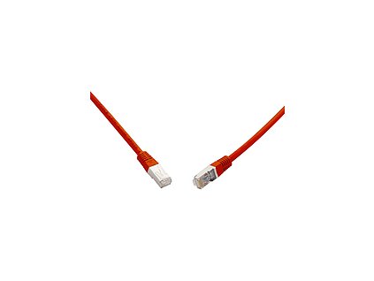 SOLARIX 10G patchkabel CAT6A SFTP LSOH 10m,červený