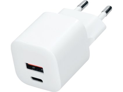 Solight USB-C + USB-A fast charger GaN 20W PD