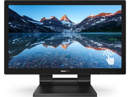 Philips MT 21,5" 222B9TA - 1920x1080,VA,60Hz,Dotykový,D-Sub,DVI,HDMI,DP,USBhub,Repro