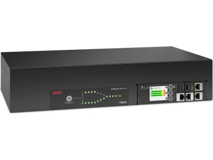 APC Rack ATS, 230V, 32A, (16)C13 (2)C19 out, 2U, IEC 309 32A 2P+E (2) (2.44m)