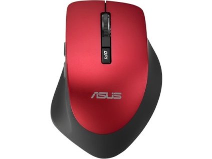 ASUS WT425/Ergonomická/Optická/Bezdrátová USB/Červená